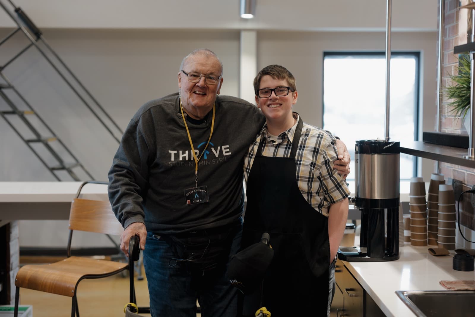Senior adults enjoying fellowship together
